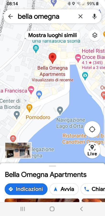 Bella Omegna Apartments Bagian luar foto